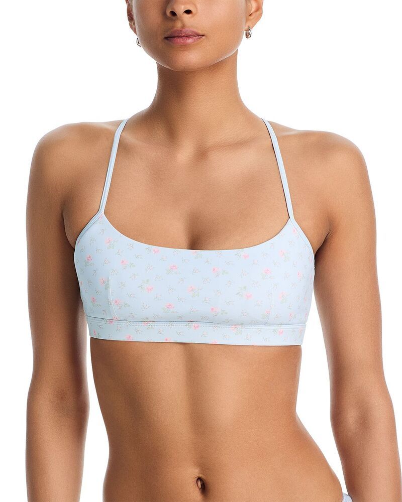 ラブスハックファンシー レディース アンダーウェア ブラジャー LoveShackFancy Cadelle Bra CHAPPARAL BLUE ブルー の商品写真