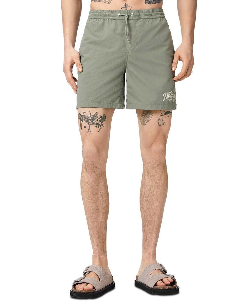 オールセインツ メンズ 水着 ハーフパンツ・ショーツ スリムフィット ショートパンツ ALLSAINTS Odyssey Slim Fit 67 Swim Shortspringreen グリーン