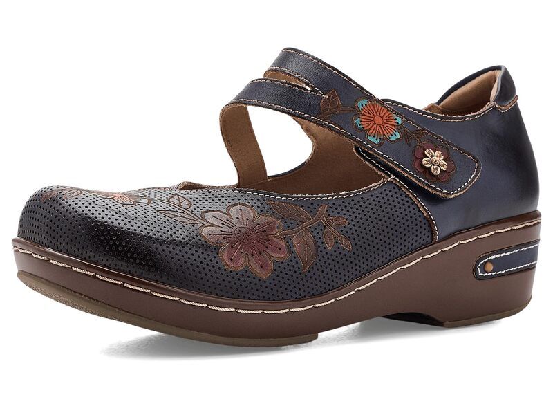 スプリングステップ レディース シューズ サンダル Lartiste By Spring Step Mamataish Navy Multi ネイビー