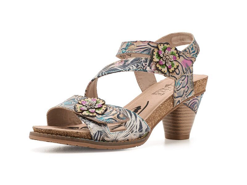 スプリングステップ レディース シューズ ヒール Lartiste By Spring Step Shesfab Navy Multi ネイビー