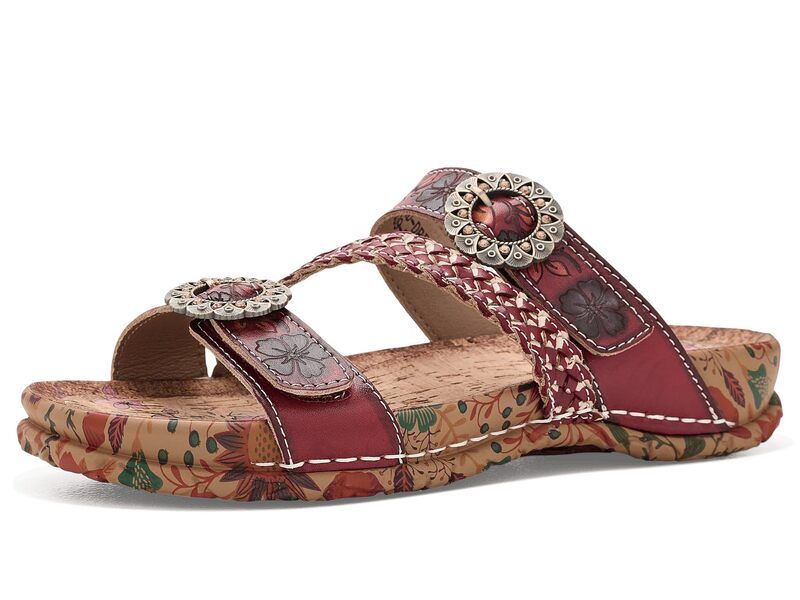 スプリングステップ レディース シューズ サンダル Lartiste By Spring Step Ontheroadark Red Multi レッド