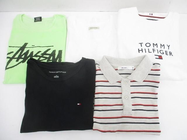 ニコアンド トミーヒルフィガー ステューシー 他 スウェット Tシャツ タンクトップ 等 5点 S M メンズ 中古