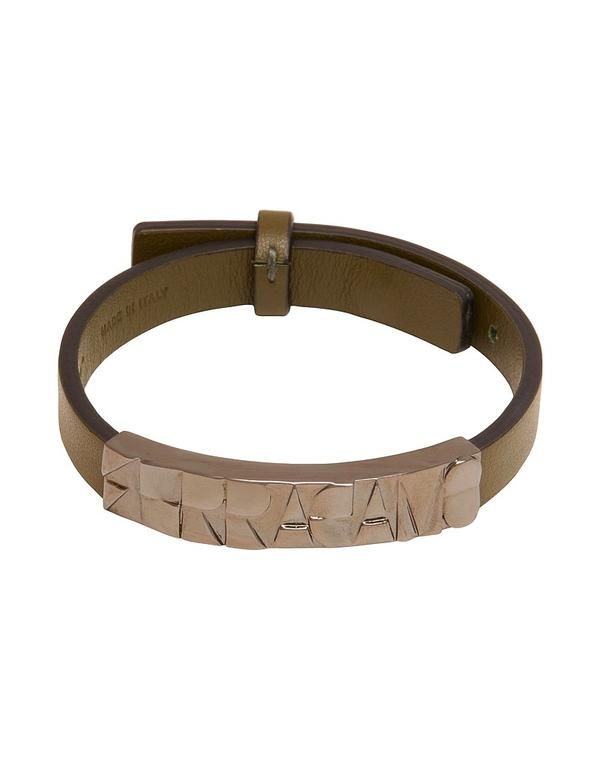 フェラガモ メンズ アクセサリー ブレスレット・バングル・アンクレット FERRAGAMO Military Green グリーン の商品写真