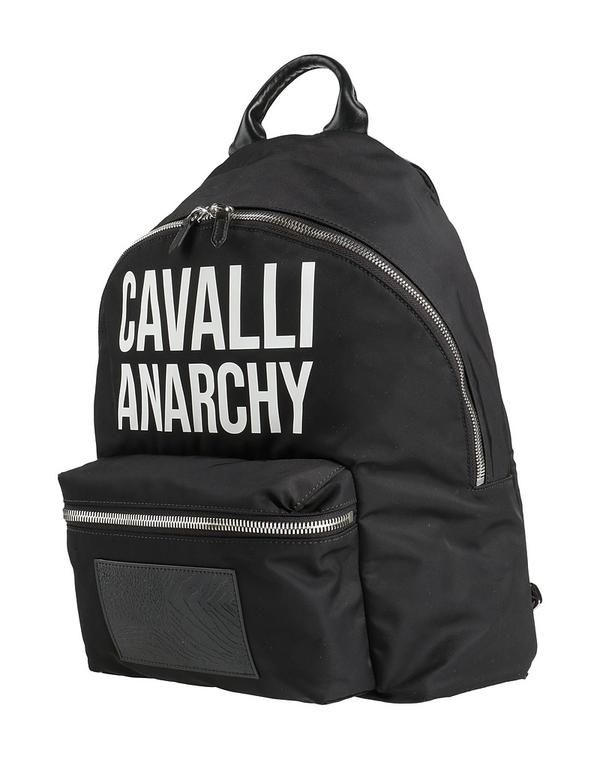 ロベルトカヴァリ メンズ バッグ バックパック・リュックサック ROBERTO CAVALLI Black ブラック