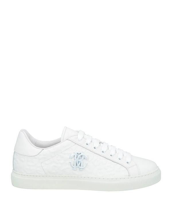 ロベルトカヴァリ メンズ シューズ スニーカー ROBERTO CAVALLI White ホワイト