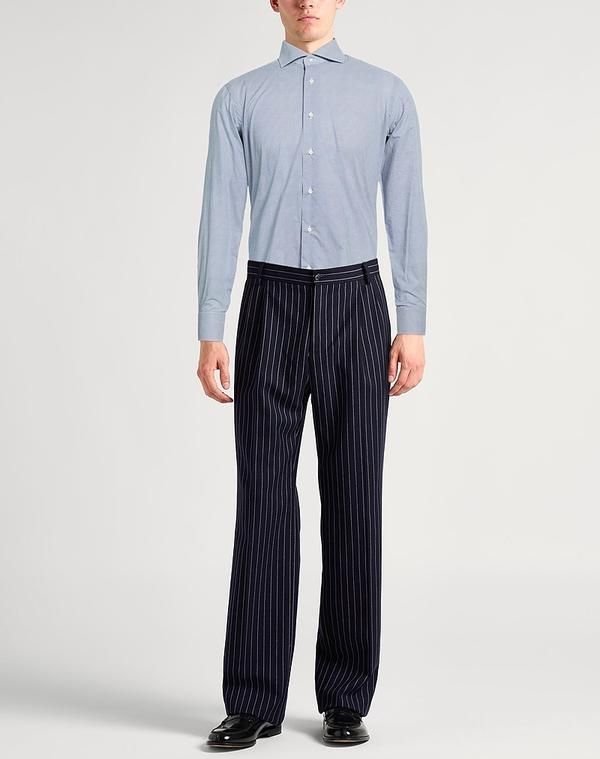 バルバナポリ メンズ トップス シャツ BARBA Napoli Navy ネイビー バルバナポリ メンズ トップス シャツ BARBA Napoli Navy ネイビー