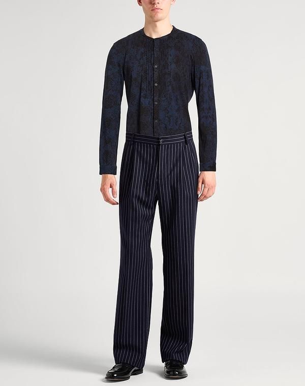 ジョンバルベイトス メンズ トップス シャツ JOHN VARVATOS Midnight Blue ブルー