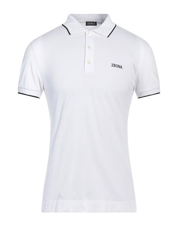 ゼニア メンズ トップス ポロシャツ ZEGNA White ホワイト