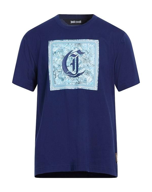ジャストカバリ メンズ トップス Tシャツ JUST CAVALLI Navy ネイビー 31,720円