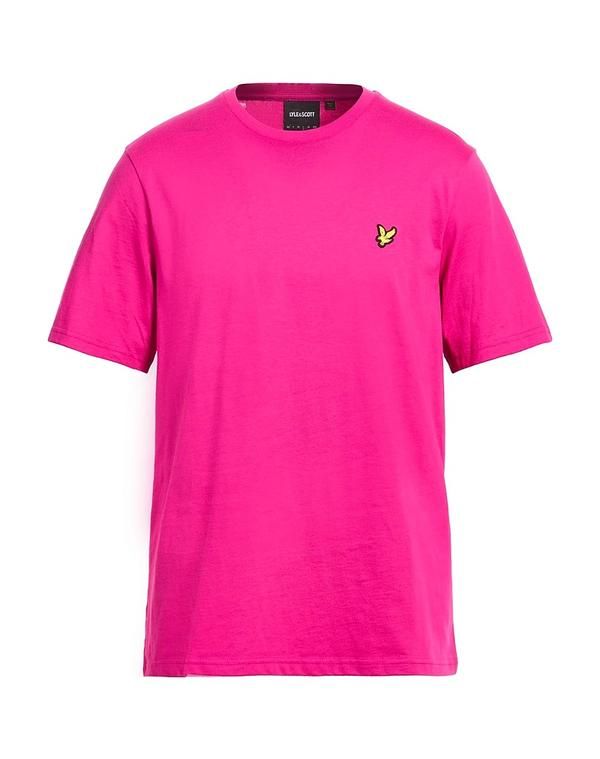 ライルアンドスコット メンズ トップス Tシャツ LYLE SCOTT Magenta マゼンタ