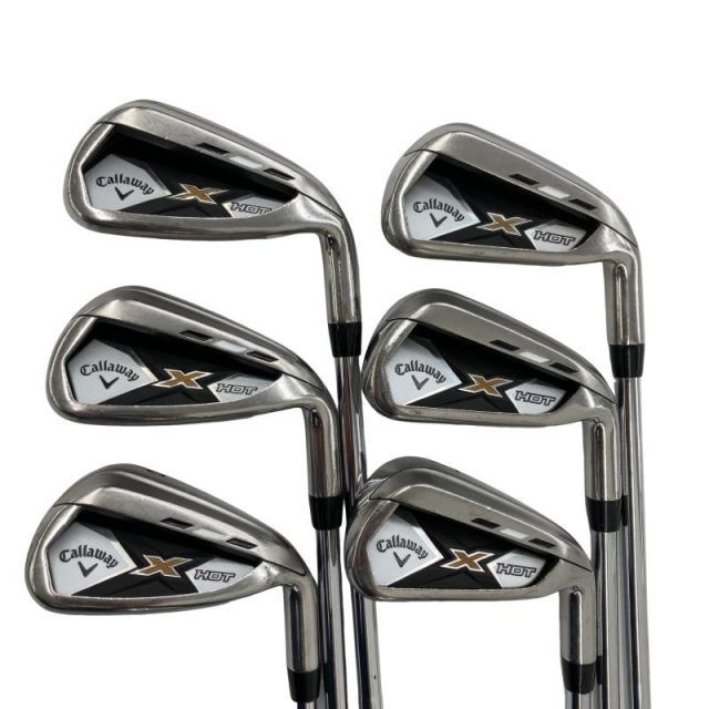 【中古】 キャロウェイ X HOT 6S アイアンセット IR Memphis 10 DB (フレックスSR) メンズ 男性用 右利き 右用 Cランク ゴルフクラブ