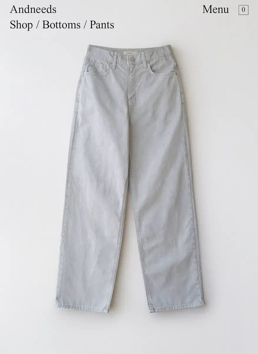 あんさんぶるスターズ！！ Lotus Dyed Pants (Light Gray)