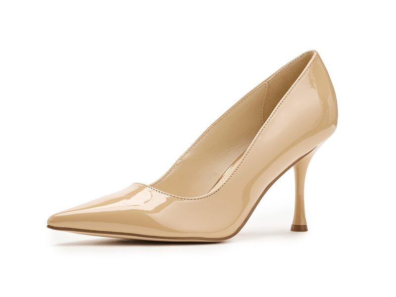 ナインウェスト レディース シューズ ヒール Nine West Pursee Light Natural Patent