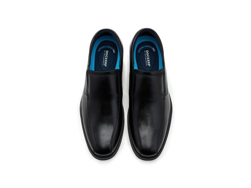 ドッカーズ メンズ シューズ スリッポン・ローファー Dockers Benedict Black ブラック