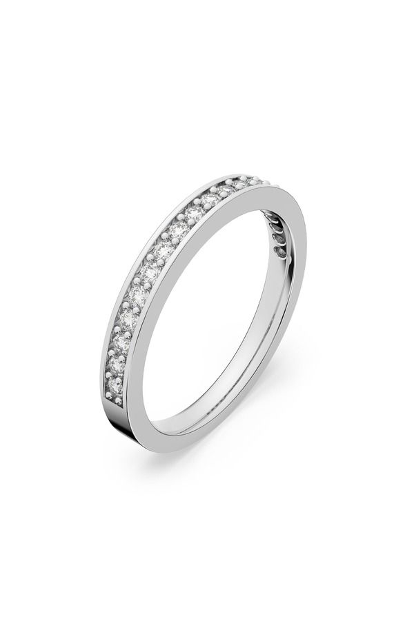 スワロフスキー レディース アクセサリー 指輪 Swarovski Matrix Pav Ring White Silver ホワイト