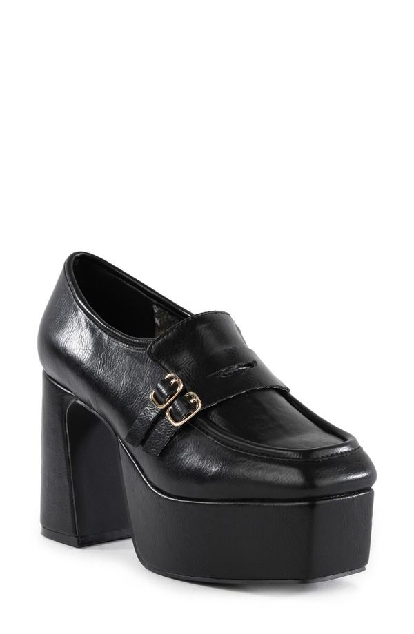 BC フットウェア レディース シューズ パンプス プラットフォーム BC Footwear Peace Train Platform Pump Black ブラック