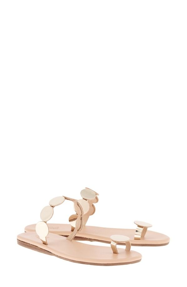 アンシエントグリークサンダル レディース シューズ Ancient Greek Sandals Dirki Discsandal Gold ゴールド