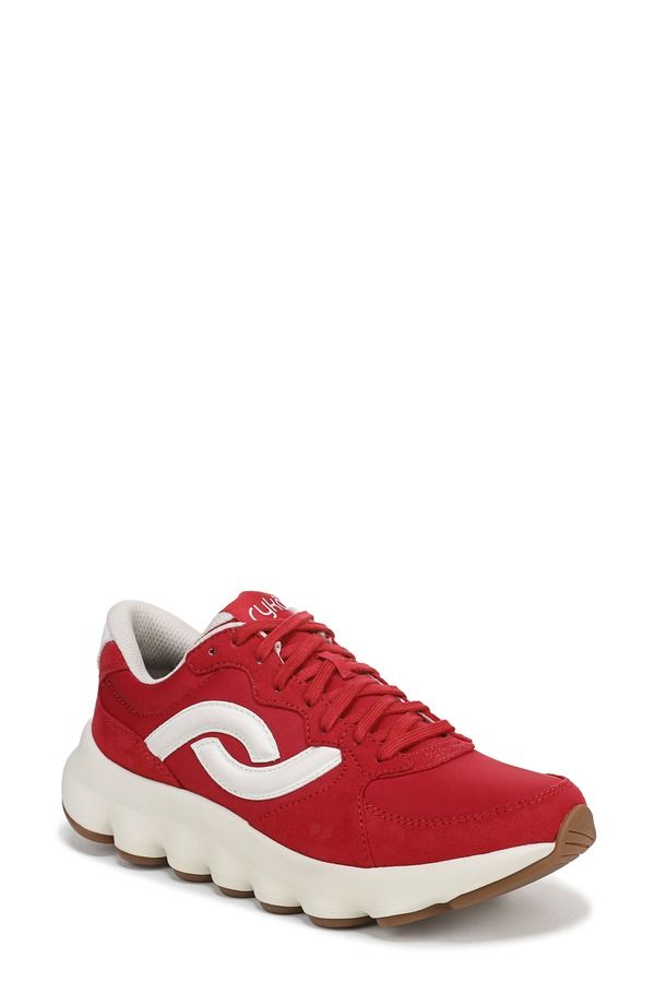 RYK レディース シューズ スニーカー Ryk PodFlow Retro Walking Sneaker Salsa Red レッド