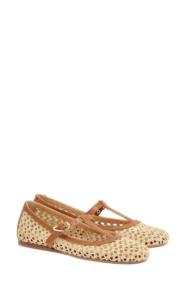 アンシエントグリークサンダル レディース シューズ パンプス Ancient Greek Sandals Aerati TStrap Raffia Flat Natural