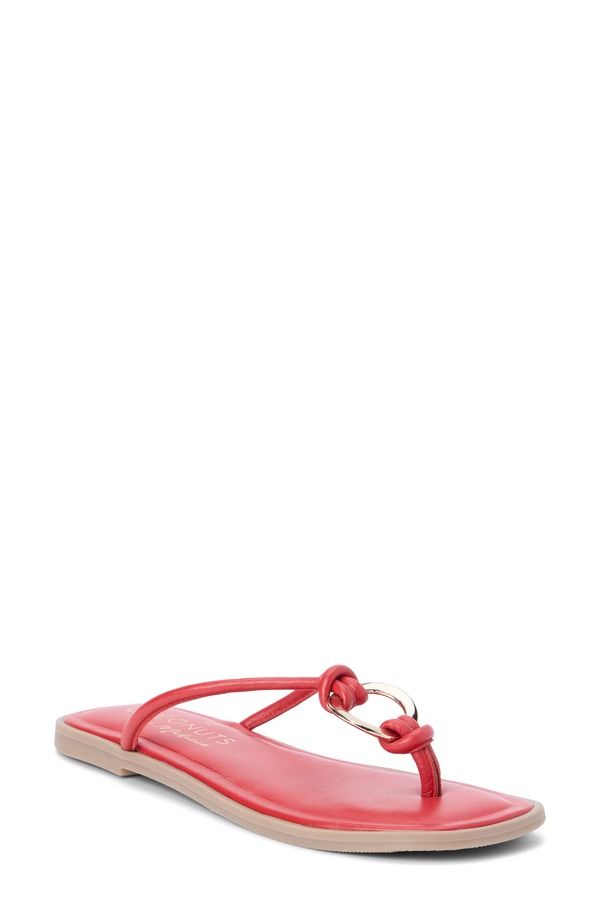 ココナッツバイマッテシィ レディース シューズ サンダル Coconuts by Matisse Mission Flip Flop Red Leather レッド