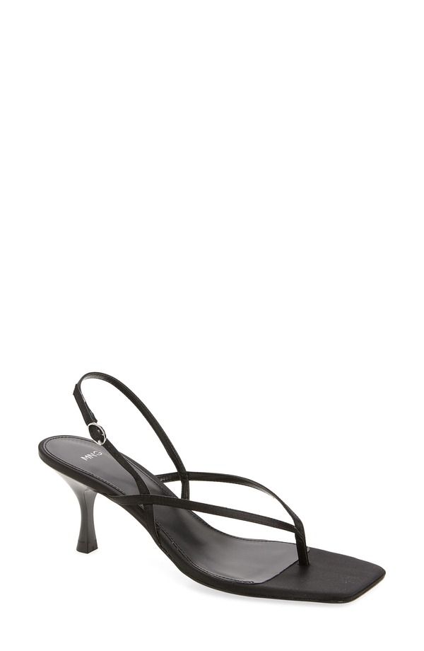 マンゴ レディース シューズ サンダル MANGO Rossandal Black ブラック