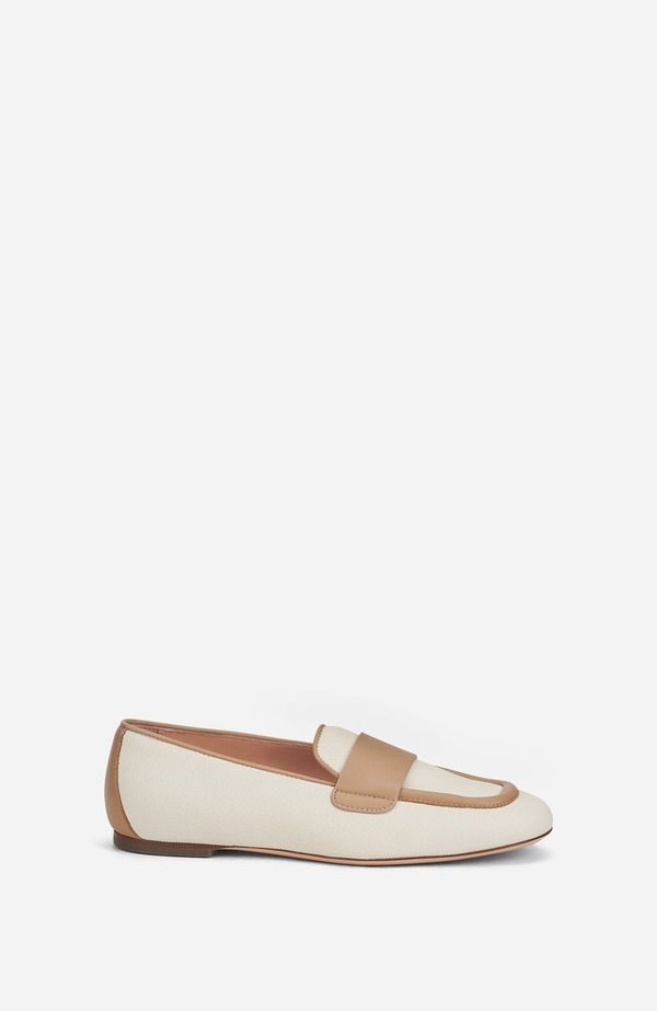 エージーエル レディース シューズ スリッポン・ローファー AGL Sheryl Raffia Moccasin Wateresistant Ivory アイボリー