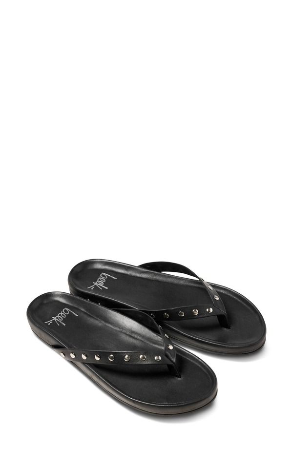 ビーク レディース シューズ サンダル Beek Tringa Flip Flop Black Silver ブラック