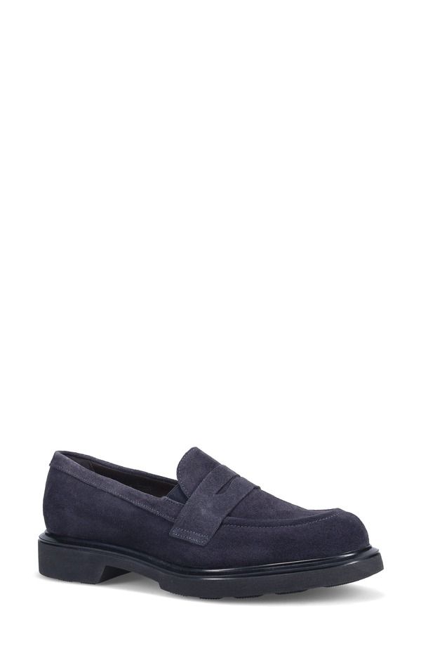 ロンホワイト レディース シューズ スリッポン・ローファー Ron White Amara Penny Loafer French Navy ネイビー
