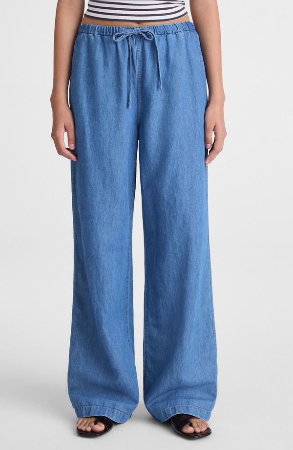 メイドウェル レディース ボトムス デニムパンツ Madewell Denim PullOn Pants Irving Wash デニム