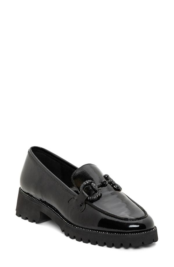 アラ レディース シューズ スリッポン・ローファー ara Krysalia Moc Toe Bit Loafer Black ブラック