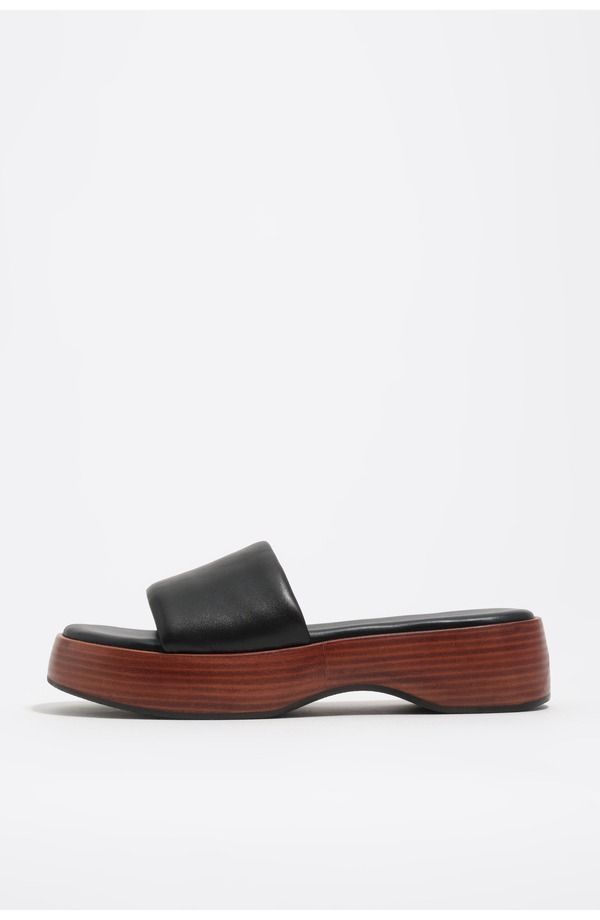 ビンバイローラ レディース シューズ ヒール プラットフォーム サンダル レザー Bimba y Lola Leather Platform Sandals Black ブラック 44,880円