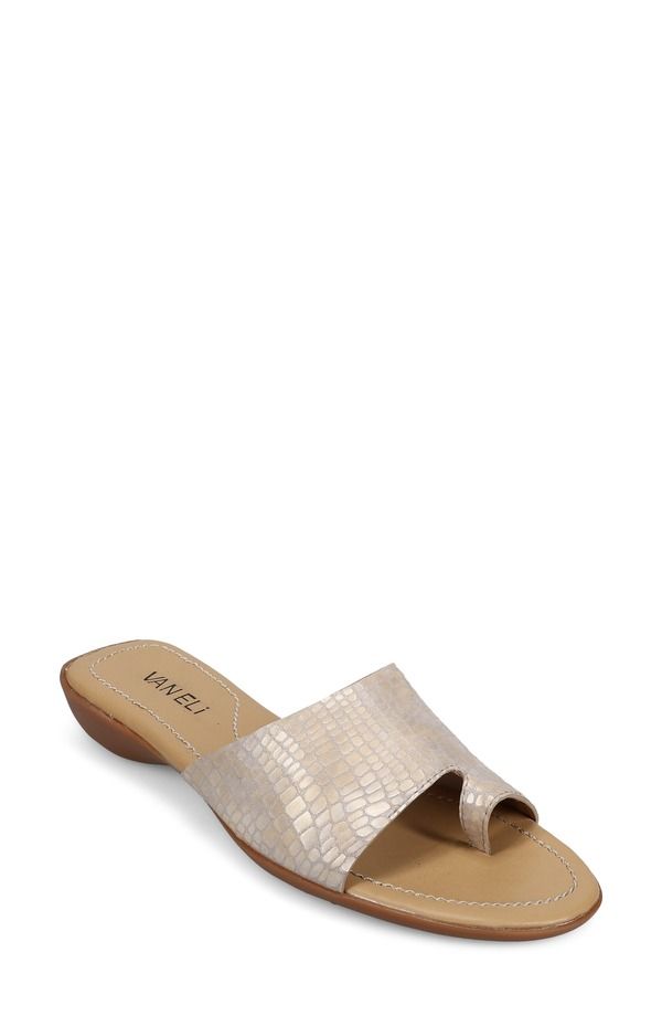 ベネリ レディース シューズ サンダル トール VANELi Tallislide Sandal Champagne シャンパン