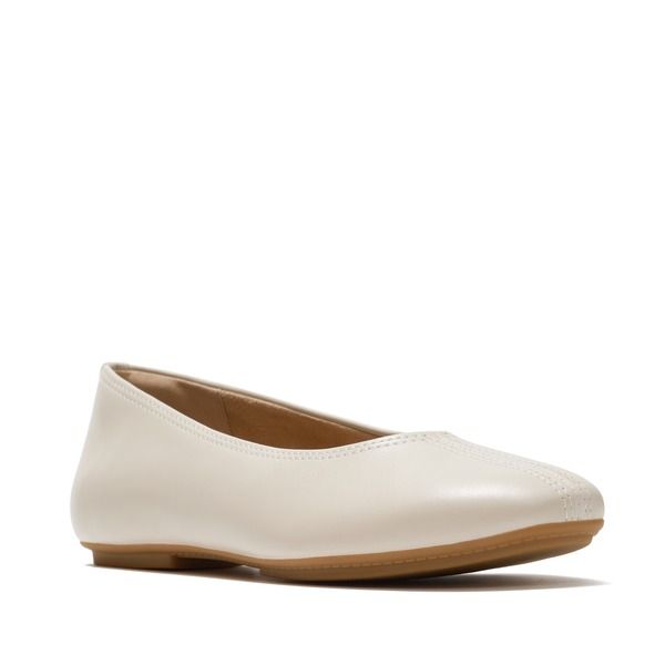フィットフロップ レディース シューズ パンプス レザー FitFlop Delicato High Cut Soft Leather Ballet Flats Paris Beige ベージュ