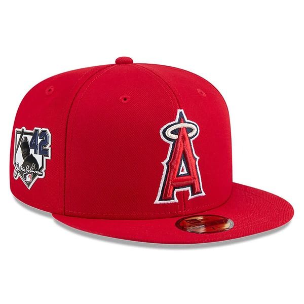 ニューエラ メンズ アクセサリー 帽子 Mens New Era Red Los Angeles Angels 2026 Jackie Robinson Day 59FIFTY Fitted Hat Red レッド