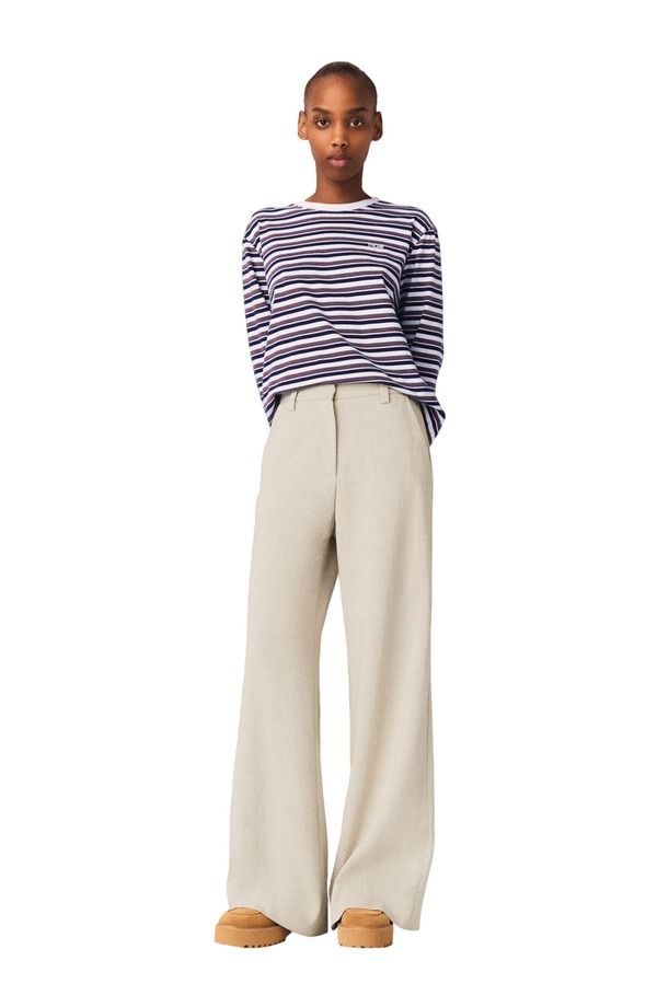 マージュ レディース ボトムス レギンス パンツ maje Suitrousers Beige ベージュ