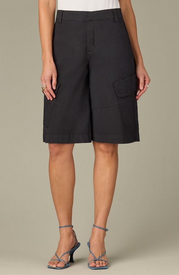 ウィットウィズダム レディース ボトムス ハーフパンツ・ショーツ ショートパンツ Wit Wisdom Skyrise Cargo Bermuda Shorts Black ブラック