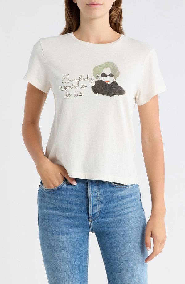 リダン レディース トップス Tシャツ グラフィック ReDoneverybody Graphiclassic Tee Vintagewhite