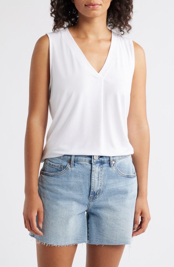 トッミーバハマ レディース トップス シャツ Vネック Tommy Bahama Kauai VNeck Tank White ホワイト