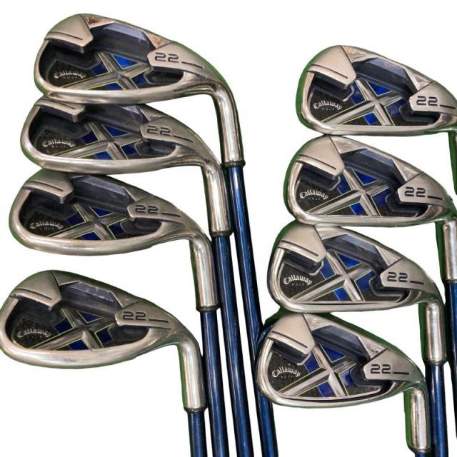 【中古】 キャロウェイ X・22 8S アイアンセット IR X SERIES 60i(2008) (フレックスR) メンズ 男性用 右利き 右用 Cランク ゴルフクラブ