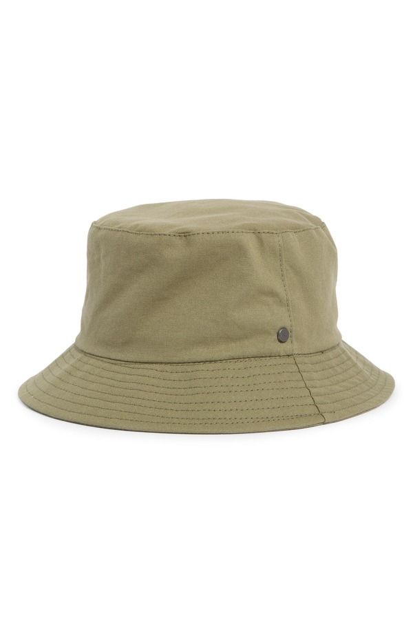 ヴィンス メンズ アクセサリー 帽子 コットン Vince Cotton Canvas Bucket Hat Coutler Green グリーン