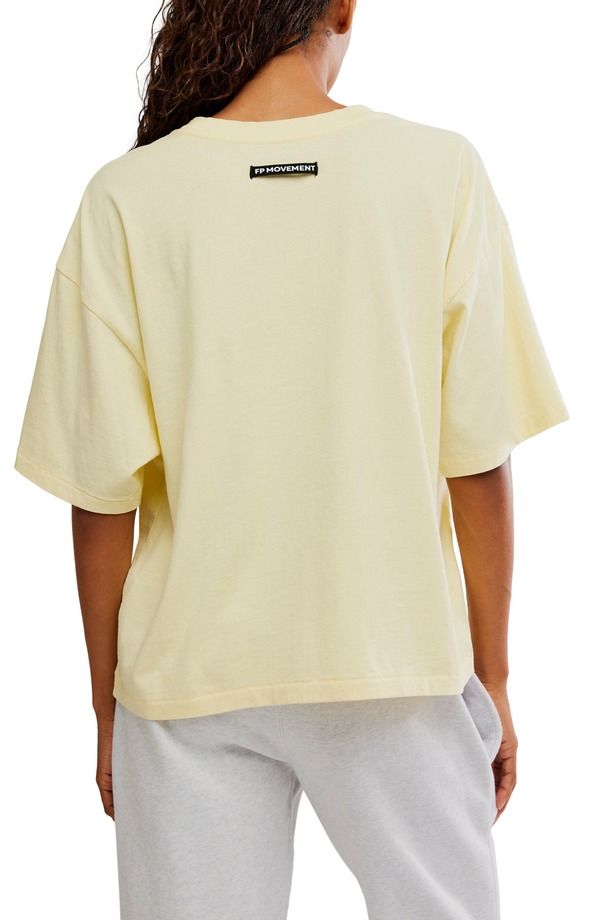 フリーピープル レディース トップス シャツ コットン Free People FP Movementackle Cotton TShirt Sunlit Yellow イエロー フリーピープル レディース トップス シャツ コットン Free People FP Movementackle Cotton TShirt Sunlit Yellow イエロー