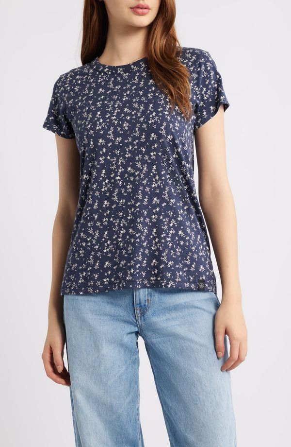 ラグアンドボーン レディース トップス シャツ rag bone All Over Stars TShirt Salute Multi マルチカラー