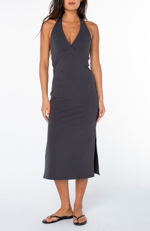 ロキシー レディース トップス ワンピース ミディ コットン Roxy South Shore Stretch Cotton Midi Dress Phantom