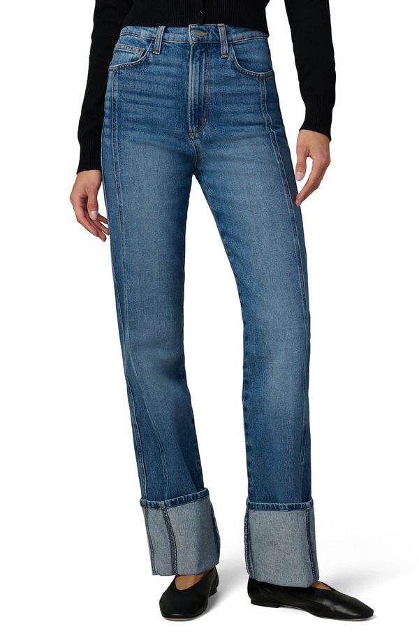 ジョーズ レディース ボトムス デニムパンツ ストレート ハイウエスト ジーンズ Joes The Margot Cuffed High Waistraight Leg Jeans Tome
