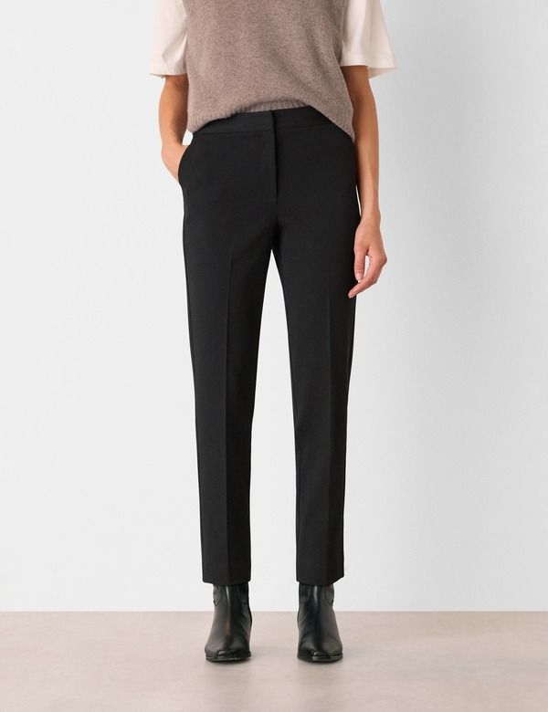 ホイッスルズ レディース ボトムス デニムパンツ Whistles Lily Cigarette Trouser Black ブラック