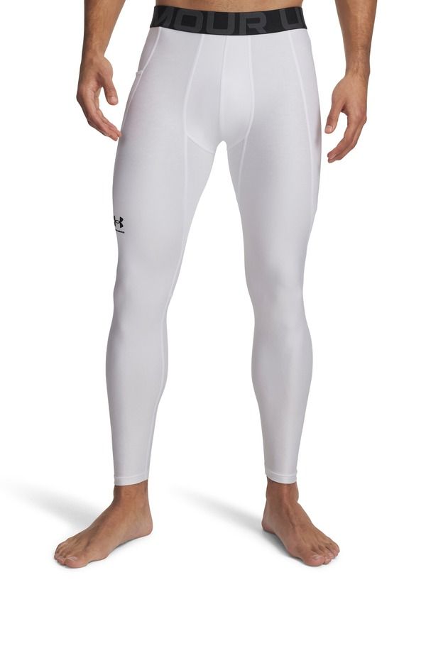 アンダーアーマー メンズ ボトムス カジュアルパンツ レギンス Under Armour HeatGear Leggings 100 White ホワイト
