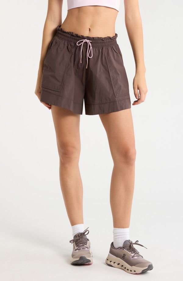 フリーピープル レディース ボトムス ハーフパンツ・ショーツ ショートパンツ Free People FP Movement Horizon Shorts Chocolate チョコレート