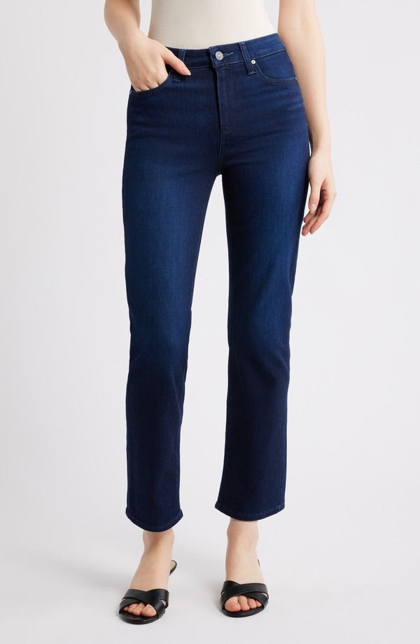 ペイジ レディース ボトムス カジュアルパンツ ストレート ハイウエスト ジーンズ PAIGE Cindy High Waist Crop Straight Leg Jeans Elevated