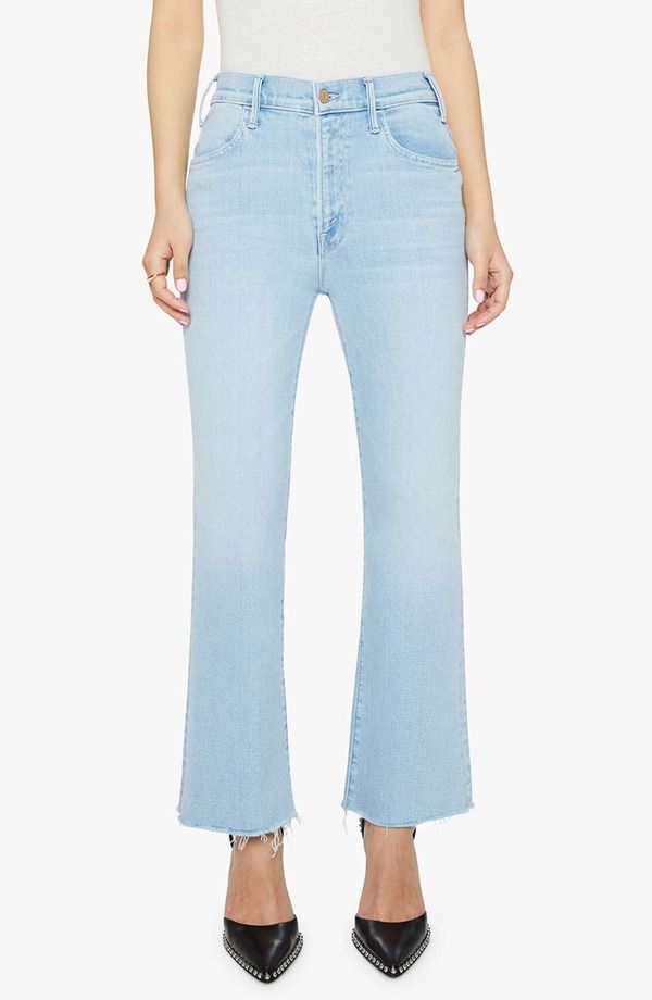 マザー レディース ボトムス デニムパンツ アンクル ジーンズ MOTHER Lil Hustler Frayed Ankle Jeans Balls In Your Court