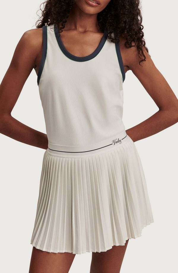 バーレイ レディース トップス シャツ Varley Tegan Performance Tank White ホワイト